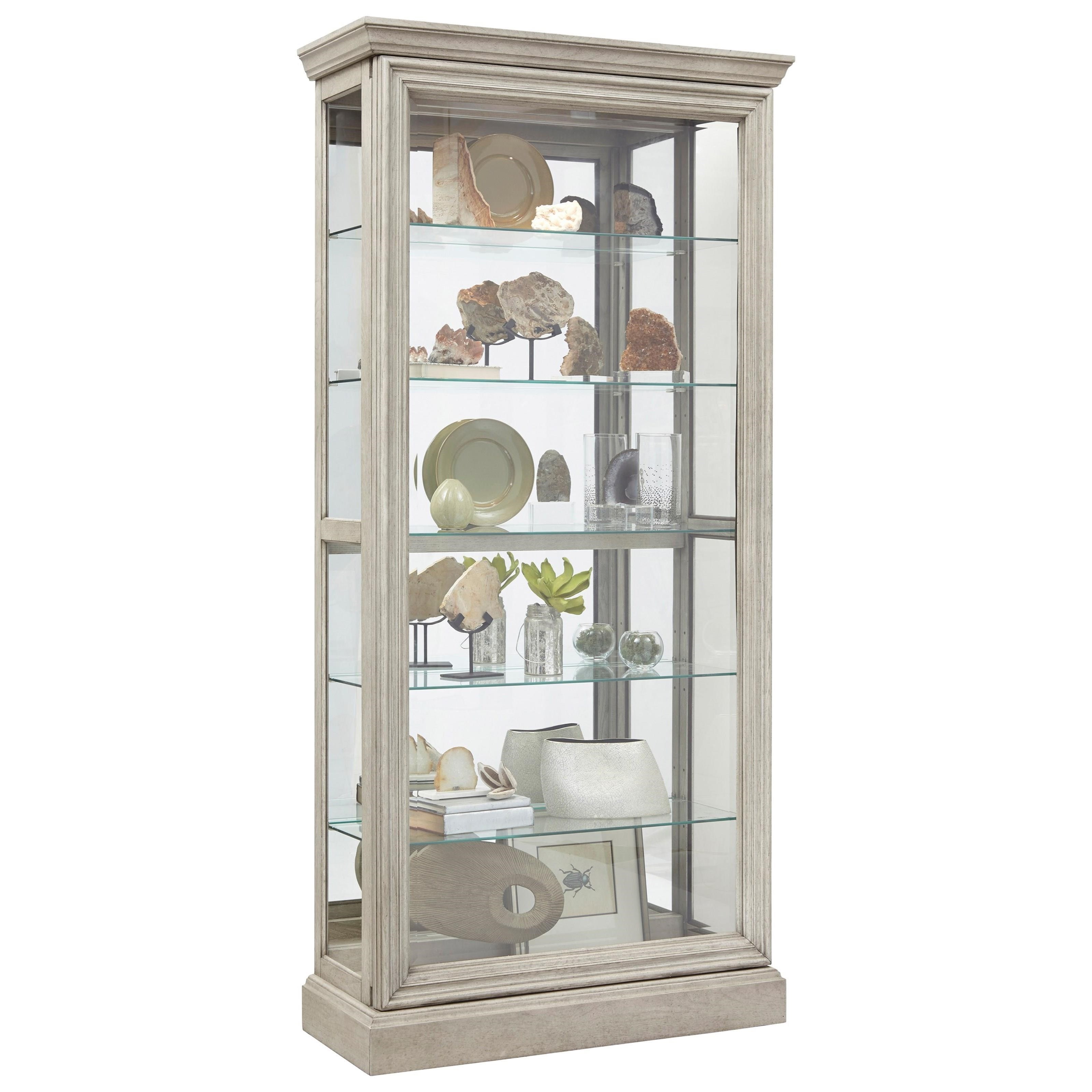 Pulaski lighted curio cabinet hot sale